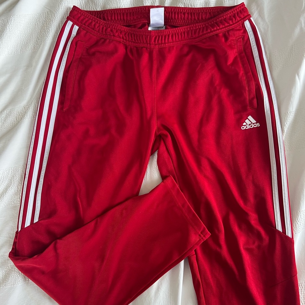 Red Adidas Joggers